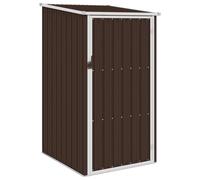 Svvalka Garden Shed Brown 87x98x159 cm Galvanised Steel