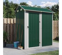 Svvalka Garden Shed Green 192x152.5x237 cm Galvanised Steel