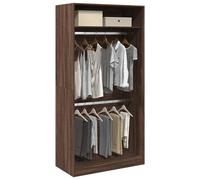 Svvalka Wardrobe Brown Oak 100x50x200 cm Engineered Wood