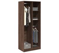 Svvalka Wardrobe Brown Oak 80x50x200 cm Engineered Wood