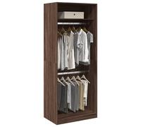 Svvalka Wardrobe Brown Oak 80x50x200 cm Engineered Wood