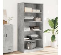 Svvalka Wardrobe Concrete Grey 100x50x200 cm Engineered Wood