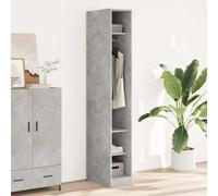 Svvalka Wardrobe Concrete Grey 30x50x200 cm Engineered Wood
