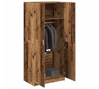Svvalka Wardrobe Old Wood 80x52x180 cm Engineered Wood