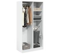 Svvalka Wardrobe White 100x50x200 cm Engineered Wood