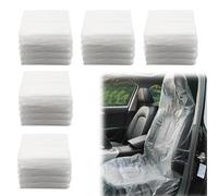 SVVOMALCLO 30 Pack Disposable Car Seat Covers - Universal Waterproof & Dustproof Protective Seat Covers for Cars - Anti-Dirty Driving Chair Covers for Pet Hair, Mud, Spills