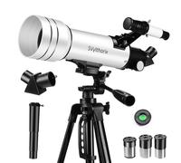 SVylthorix Beginner Astronomical Telescope F70400M - Easy-to-Use HD Telescope for Kids & Beginners, Perfect Starter Scope for Stargazing & Moon Viewing