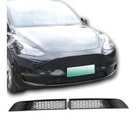 Svzadipe Front Grill Mesh for Tesla Model Y 2024 2023 2022 2021 Grille Grid Inserts Front Air Inlet Vent Grille Cover Compatible with Tesla Model Y Accessories(Black)