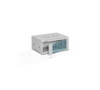 A-LAN - ALANTEC Wall-mounted cabinet 19 4U 600x450 glass door gray - P1823z