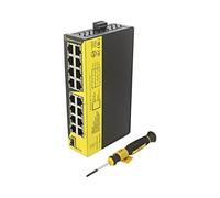 SW-7717 Switch Ethernet Unmanaged Number of Port: 16 5-30VDC RJ45,SFP BRAINBOXES