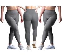 SW High Waisted Leggings for Women Tummy Control Leggings Fitness Leggings Lifting Workout Gym Yoga Stretchy Leggings S-XL (UK, Alpha, S, Regular, Regular, Grey)