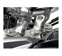SW-Motech Bar riser - H=20 mm. Silver. Triumph Tiger 800/ 900/ 1200.