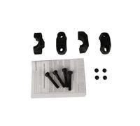 SW-Motech Bar riser for Ø 28 mm handlebar - H=20 mm. Black., black