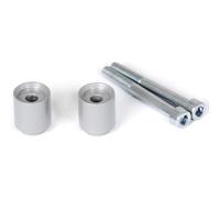 Sw-motech 20 Mm Leh.07.039.118/30/s Handlebar Riser Silver