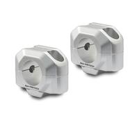 SW-Motech Bar riser for Ø 28 mm handlebar - H=20 mm. Silver.