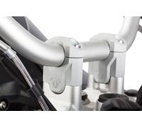 SW-Motech Bar riser - H=40 mm. Silver. R1200GS (12-18), R1250GS (18-)., silver