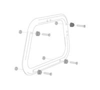 SW-Motech Adapter kit for EVO carrier - 2 pcs. For AERO ABS side cases.