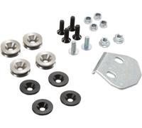 SW-Motech Adapter kit for ADVENTURE-RACK - Black. For TRAX ADV/ION/EVO., black-silver