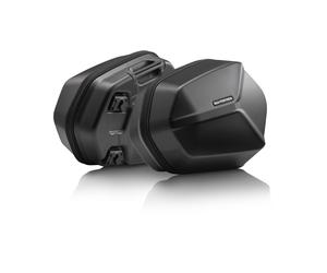 SW-Motech AERO ABS side case set - 2x 25 l. ABS plastic. Black., black