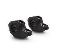 SW-Motech Bar back for Ø 28 mm handlebar - H=30 mm. Back 22 mm. Black., black