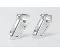 SW-Motech Bar back - H=20 mm. Back 30 mm. Silver. BMW R1200GS., silver