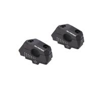 SW-Motech Bar back variable for Ø22 handlebars - H=25mm. Back 5/10/15/20/25/30 mm. Black., black