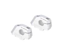 SW-Motech Bar back variable for Ø22 handlebars - H=25mm. Back 5/10/15/20/25/30 mm. Silver.