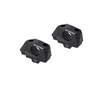 SW-Motech Bar back variable for Ø28 handlebars - H=28mm. Back 5/10/15/20/25/30 mm. Black., black