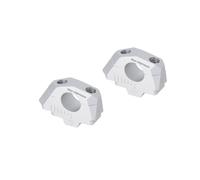 SW-Motech Bar back variable for Ø28 handlebars - H=28mm. Back 5/10/15/20/25/30 mm. Silver., silver