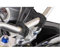 SW-Motech Bar converter - Ø 22mm to Ø 28mm. h 20 mm. Black., black