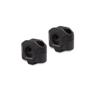 SW-Motech Bar riser for Ø 22 mm handlebar - H=20 mm. Black., black