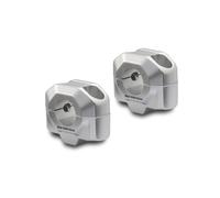 SW-Motech Bar riser for Ø 22 mm handlebar - H=20 mm. Silver., silver