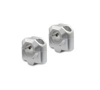 SW-Motech Bar riser for Ø 22 mm handlebar - H=25 mm. Silver., silver