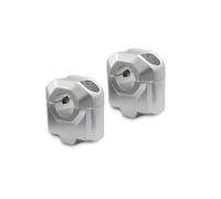 SW-Motech Bar riser for Ø 22 mm handlebar - H=30 mm. Silver., silver
