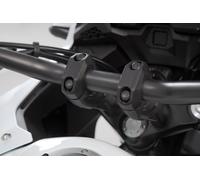 SW-Motech Bar riser for Ø 28 mm handlebar - H=20 mm. Black., black