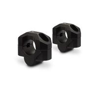 SW-Motech Bar riser for Ø 28 mm handlebar - H=20 mm. Black. Milled., black