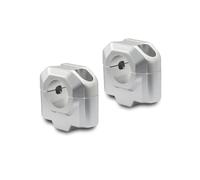 SW-Motech Bar riser for Ø 28 mm handlebar - H=30 mm. Silver., silver