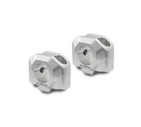 SW-Motech Bar riser for Ø 28 mm handlebar - H=20 mm. Silver.