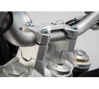 SW-Motech Bar riser - H=30 mm. Silver. BMW F 850 GS/Adv, F 900 GS., silver