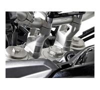 SW-Motech Bar riser - H=20 mm. Silver. Triumph Tiger 800/ 900/ 1200.