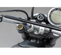 SW-Motech Cigarette lighter socket bracket M8 - For handlebar mount with M8 screw., black