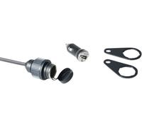 SW-Motech Universal Electric Kit - Cigar lighter socket. USB power port. Mounting kit