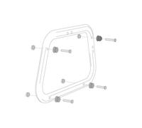 SW-Motech Adapter kit for EVO carrier - 2 pcs. For AERO ABS side cases.