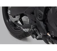 SW-Motech EVO footrest kit - Kawasaki models., black-silver