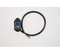 SW-Motech EVO high beam switch for cockpit - For high beam. Bright blue.