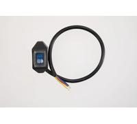 SW-Motech EVO high beam switch for cockpit - For high beam. Bright blue.