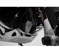 SW-Motech Extension for engine guard - Black/silver. BMW R1200 (12-18), R1250 (18-)., black-silver