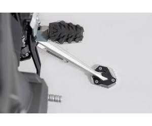 SW-Motech Extension for side stand foot - Black/Silver. Triumph Tiger 800 XC / XR (17-).
