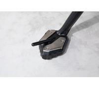 SW-Motech Extension for side stand foot - Black/Silver. Yamaha Tracer 9 models (20-)., black