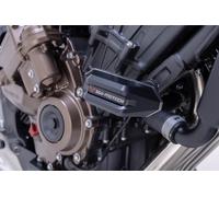 SW-Motech Frame slider kit - Black. Honda CB650R E-Clutch (23-)., black